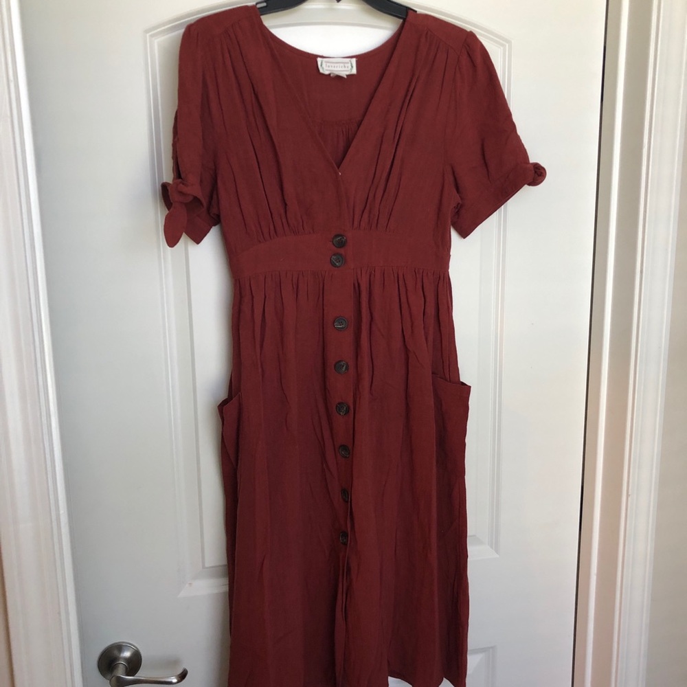 🍂LoveRiche  Button Dress